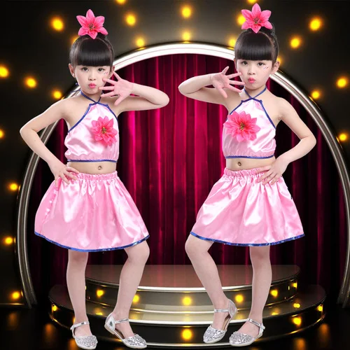 8 Детский костюм для выступлений Boys'Jazz Dance для девочек детский хип-хоп современный костюм для танцев - Цвет: 8