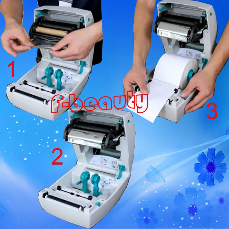 المكتب gk888t الباركود طابعة حرارية طابعة التسمية 4 \
