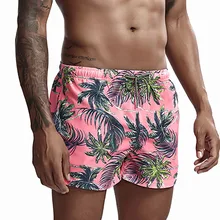 Мужские шорты с принтом, быстросохнущие пляжные шорты, повседневные пляжные шорты для бега, дышащие спортивные шорты для серфинга