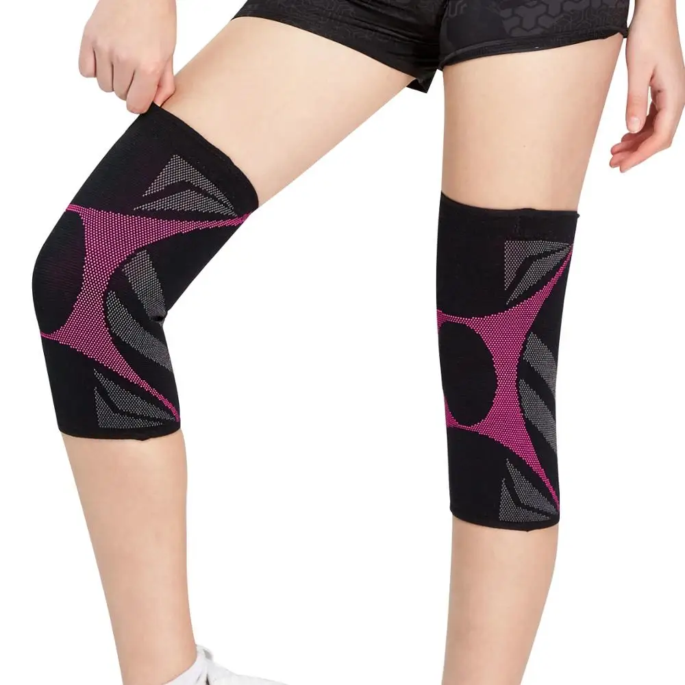 

Veidoorn 1prs Compression Knee Sleeves Knee Support for Sports workout basketball Joint Pain Relief Knee Brace for Running