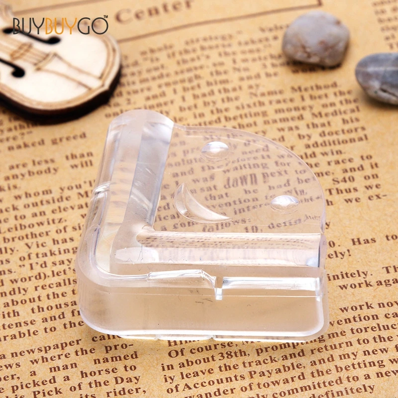 10Pcs Fashion Baby Safety Silicone Transparent Protector Table Corner Kids Protection PVC Soft Anti-collision Corner Guards