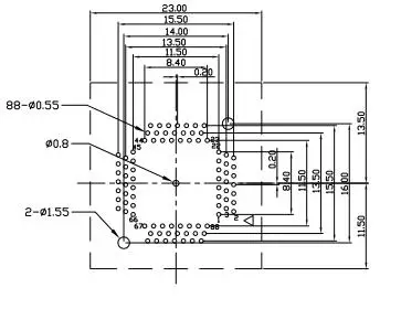 QFN88 MLF88 запись в гнездо IC тестовое Гнездо шаг 0,4 мм размер 10*10 Флэш-адаптер раскладушка программирующая розетка