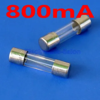 

( 200 pcs/lot ) F800mA 0.8A 250V,20mm,Quick Blow Glass Fuse,UL.