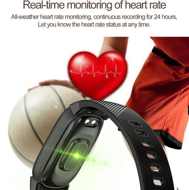 Модный умный Браслет цветной экран фитнес-трекер IP67 Водонепроницаемый Smartband для Android IOS