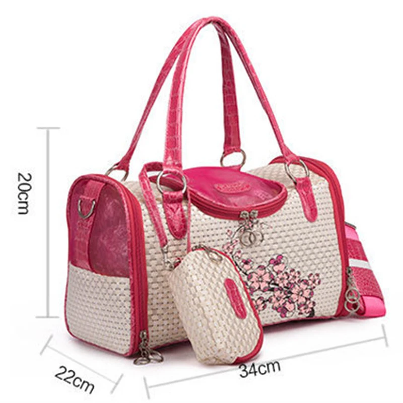 

Folding Shaped Pet Carrier Breathable backpack pet Puppy outside Travel bag portable cat Carry Hand Tote GB0073