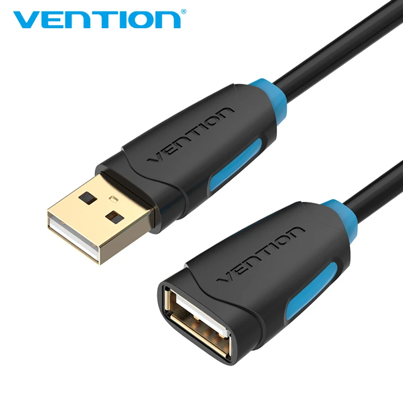 Vention USB2.0 3.0 تمديد كابل الذكور إلى الإناث موسع كابل USB3.0 كابل الموسعة لأجهزة الكمبيوتر المحمول PC تمديدات كابلات usb 1m3m 5 m