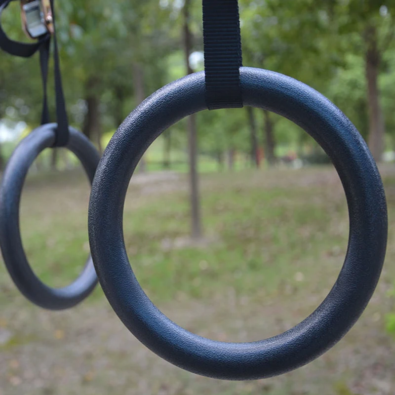 1 пара ABS кольцо для гимнастики подтягивающее кольцо Кроссфит мышцы Ups гимнастика тренировочные кольца для гимнастики фитнеса дома тренировка оборудование