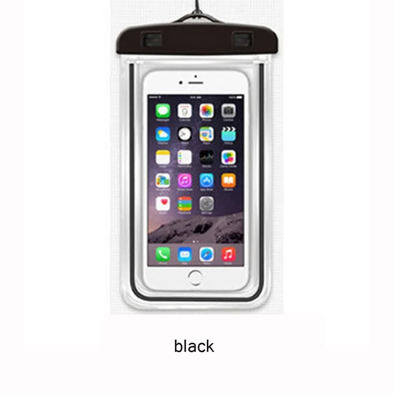 

PVC Luminous Mobile Phone Waterproof Bag Outdoor Phone Waterproof Underwater Bag Diving Photo Waterproof Sets