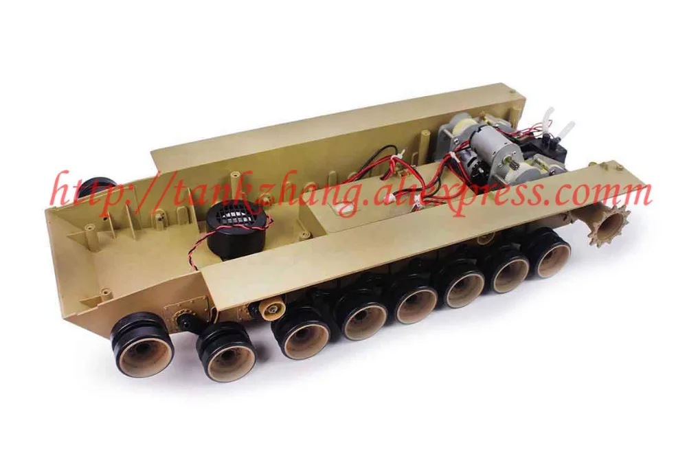 HENG LONG 3918/3918-1 RC Танк США M1A2 ABRAMS 1/16 Запасные части № пластик chassic/колеса/Гусеница-версия 6,0
