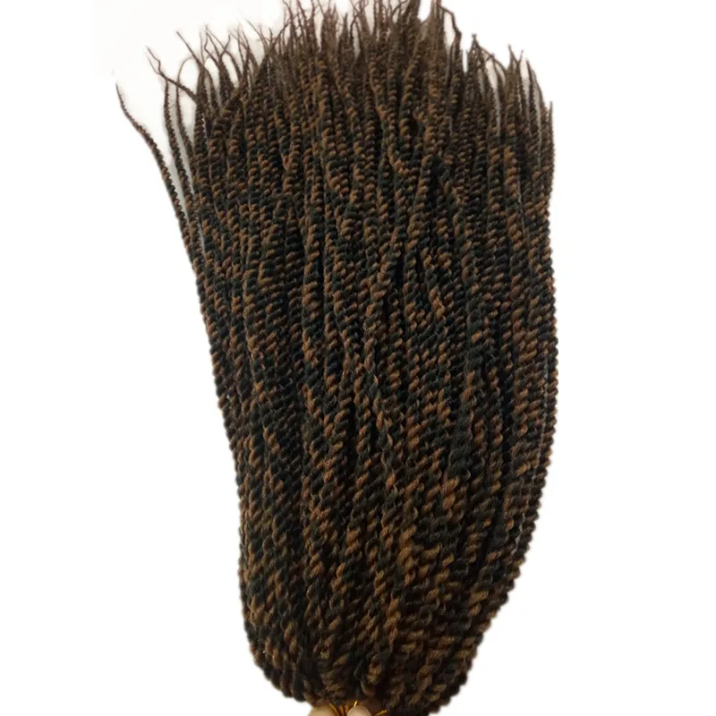 8 шт. 18 дюймов Pervado волосы микро маленькие Сенегальские крученые крючки волосы 30 корней синтетические Pretwist Haar Zopfe плетение волос