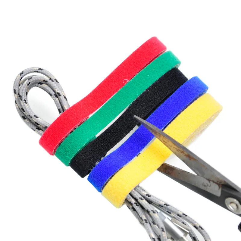 color Nylon Cable Winder Wire Organizer Eearphone Holder Mouse Cord Protector Cable Management For Samsung iPhone Ethernet Wire