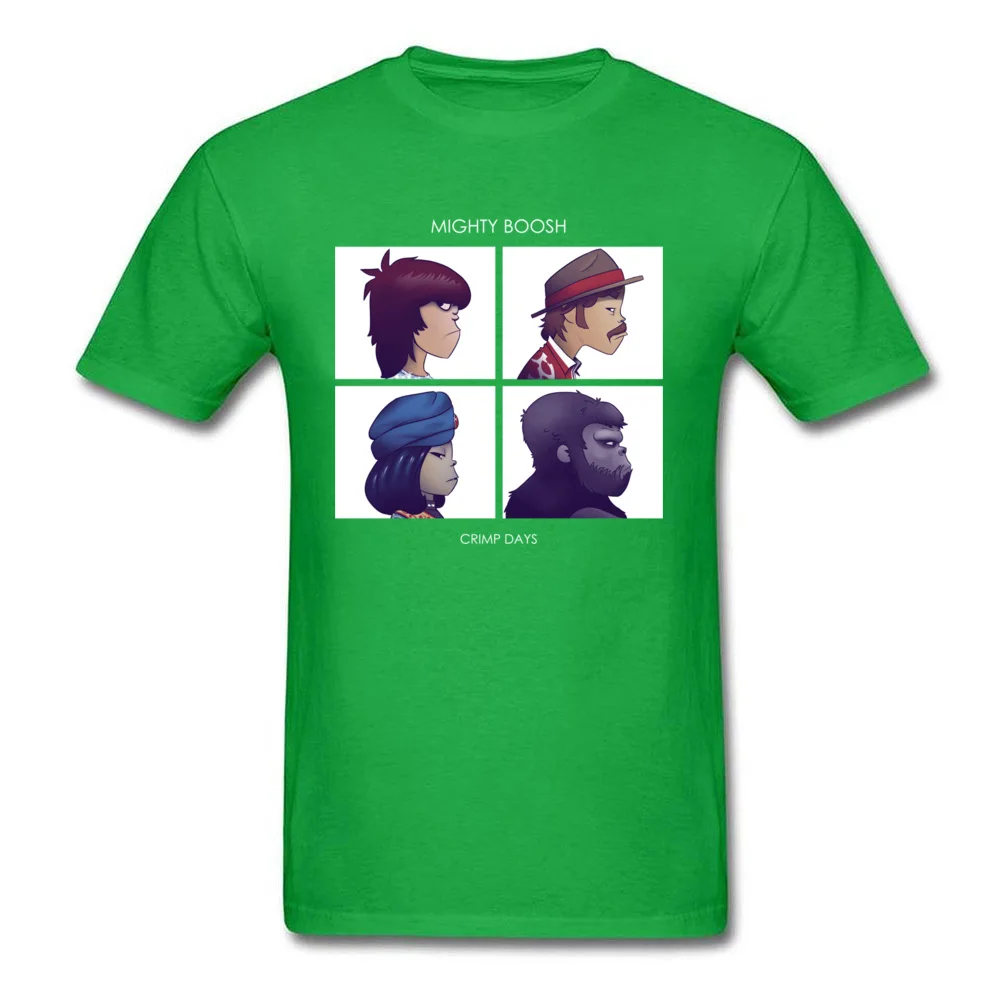 Round Neck crimp days 5725 Pure Cotton Men's T-shirts Print Short Sleeve Tops & Tees Special Street Tee Shirt Top Quality crimp days 5725 green