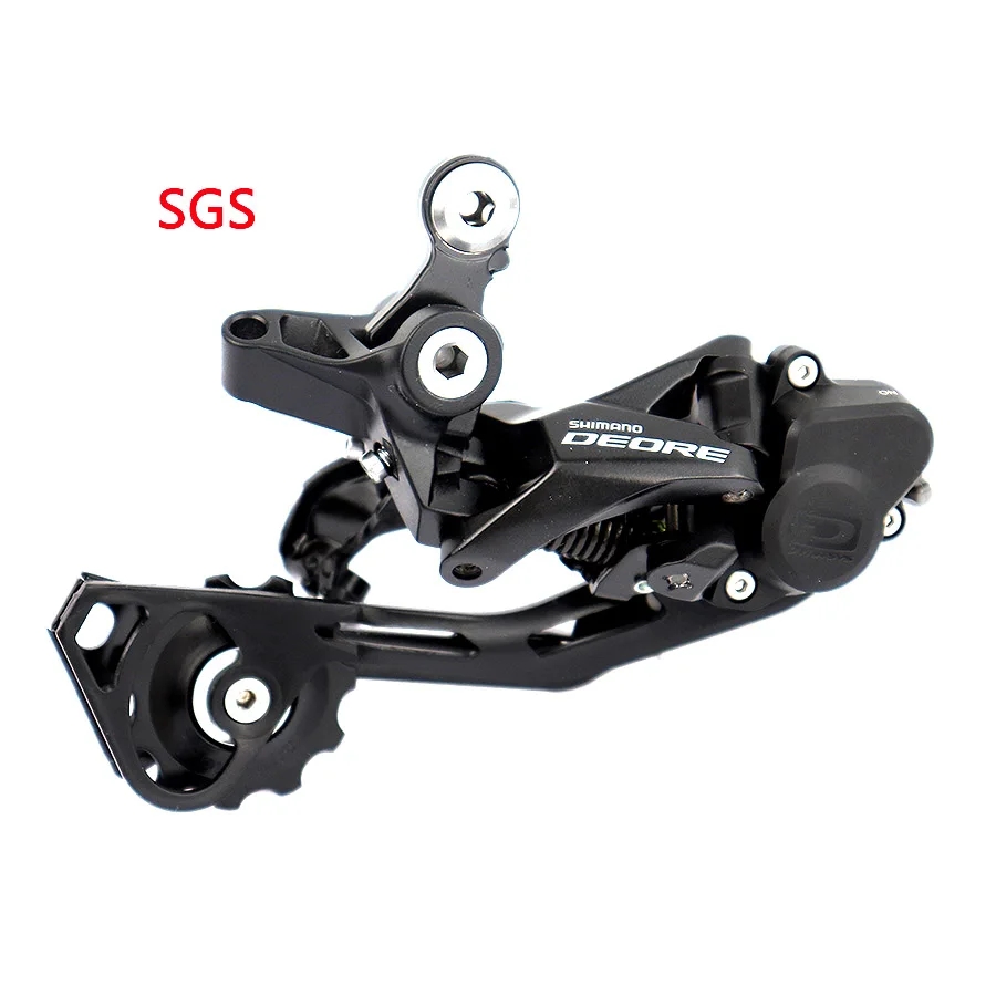 Goede Shimano DEORE RD M6000 Shadow Achterderailleurs Mountainbike M6000 SGS GS MTB Derailleurs 10 Speed 20 30 Speed fiets Onderdelen