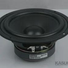 1 шт. Kasun QA-6100, 6,5 дюймов, Среднечастотный динамик, драйвер, блок, Черный ПП Конус, 8 Ом, 130 Вт, Fs = 48 Гц, d178 мм, круглая рамка