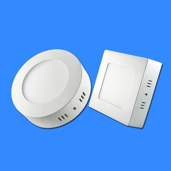 

LED panel light 6W 12W 18W Round/Square Surface Mounted panel led Ceiling lamp downlight Living room ceiling aisle