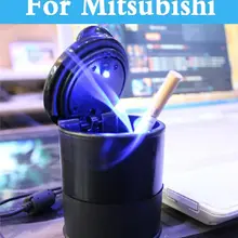 Пепельницы для автомобилей, светодиодная пепельница для сигарет, держатель для Mitsubishi Outlander Pajero Mini Rvr Space Star Mirage Montero Sport