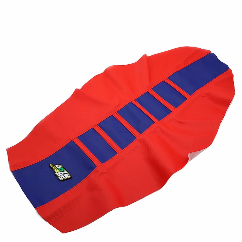 

8 Color Ribbed Rubber Gripper Soft Seat Cover For Honda Yamaha Suzuki Kawasaki KTM SX SXF XC XCF Dirt Bike Off Road Motocross
