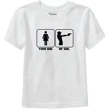 Мужская одежда с коротким рукавом, летняя футболка с короткими рукавами с надписью «My Girl Shooter», футболка AR15 1911 M9 2nd M16