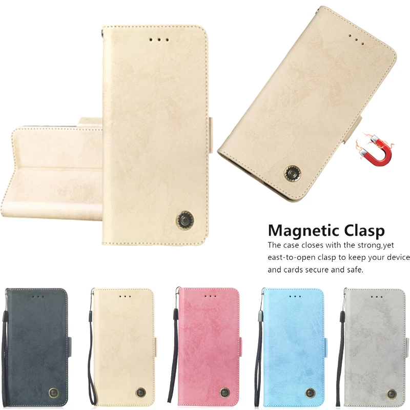 Vintage Leather Flip Wallet Cases for Samsung Galaxy J2 Core J4/J6 Plus J8 2018 Mobile Phone Soft Silicone Bags Cover Coque Skin | Мобильные