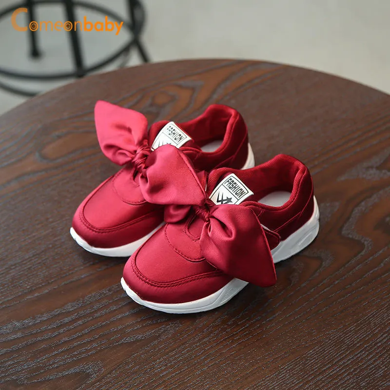 2019 Spring Summer Baby Shoes Girl Princess Big Bow Soft Soled Flats Anti-Slip Kids Pink Red Green Flats Party Shoes 2019 Spring Summer Baby Shoes Girl Princess Big Bow Soft Soled Flats Anti-Slip Kids Pink Red Green Flats Party Shoes