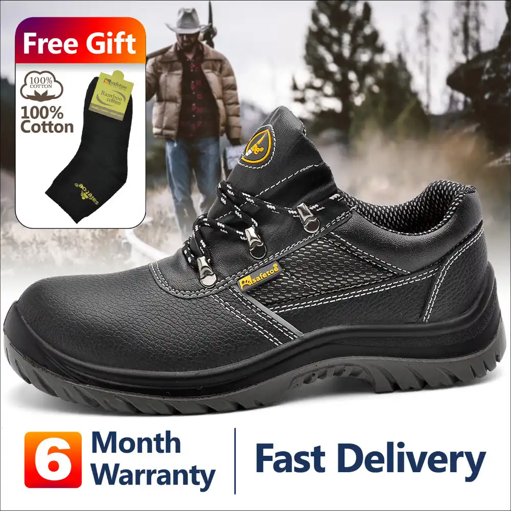 Women Safety Shoes Steel Toe Cap Women 