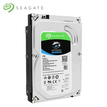 Seagate SkyHawk ST2000VX008 2 ТБ наблюдения специализированный HDD SATA 6 ГБ/сек. 5900 об/мин 3,5 дюйма-Серебристый