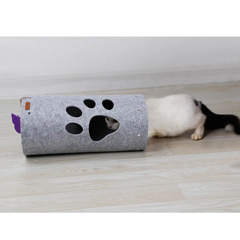 Dropshipping Cats Toys Collapsible Splicable Tunnel DIY Breathable Pet Activity Toy Tunnel MDP66