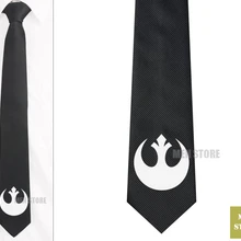 Повстанческий Альянс Символ Для мужчин галстук из жаккардовой ткани, тонкий узкий 2," галстук 6 см галстуки Свадебная вечеринка галстук для жениха запонки LK030M