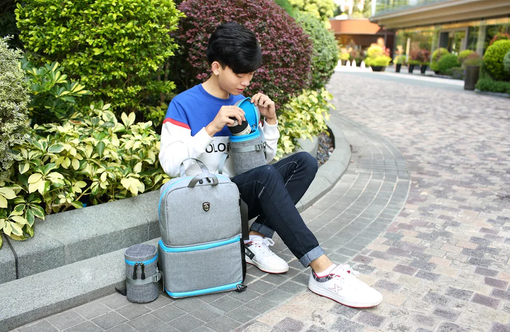 Shockproof Photography Padded DSLR Backpack Student Camera Video Bag for Nikon Canon Sony DSLR Camera Lens Accessories