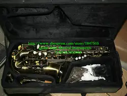 Бронзовый альт-саксофон с случае Бесплатная доставка