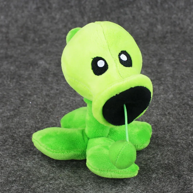 13cm Plants vs Zombies Peashooter Plush Toys PVZ Pea Shooter Doll gifts for...