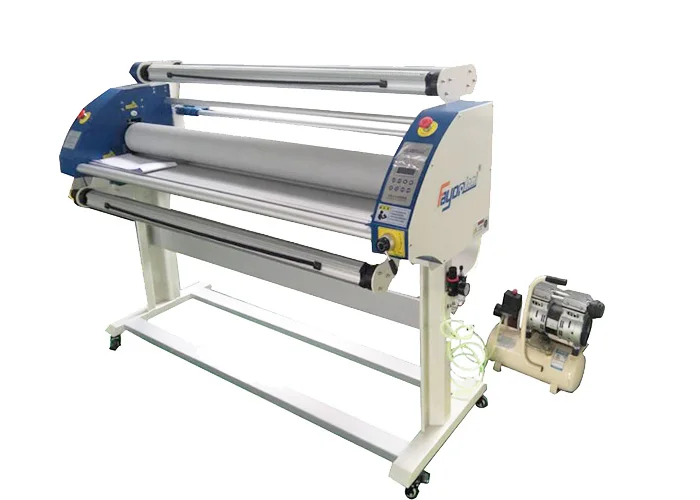 

63" Poster Laminating Machine With Cyliner Cutting Blade 1.6M Wide Format Laminator Cold Vinyl Lamination Machine