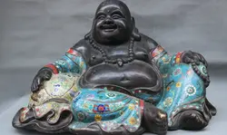 19 "Китайский Тибетский Буддизм Перегородчатые Счастливый Смех Мешок Денег Статуи Будды Майтреи