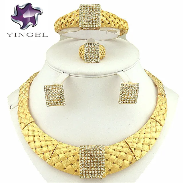 free shipping african gold jewelry sets high quality jewelry set