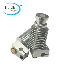 Reprap 3D printer V6 all-metal PTFE lined direct hotend kit/set 3mm filament Lite hotend 3mm teflon tube inside