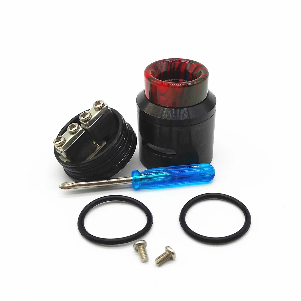 DOTENT 24mm Drop RDA Rebuildable Dripping Atomizer 510 Electronic Cigarette 810 Drip Tip Wide Bore Vaporizer Tank for Vape DOTENT 24mm Drop RDA Rebuildable Dripping Atomizer 510 Electronic Cigarette 810 Drip Tip Wide Bore Vaporizer Tank for Vape