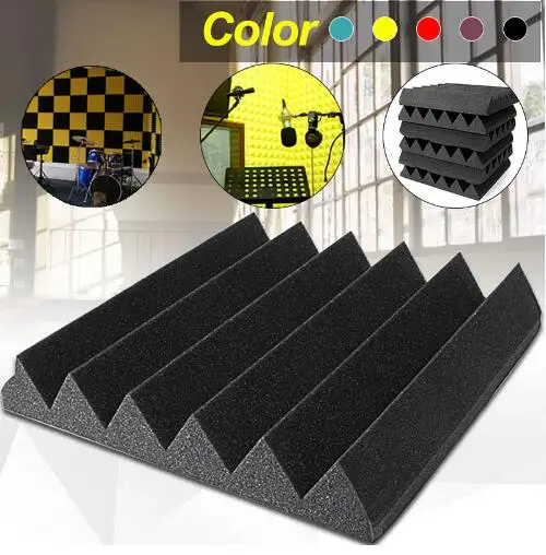 

30x30x5cm 2.5cm Soundproofing Foam Acoustic Foam Sound Treatment Studio Room Absorption Wedge Tiles Polyurethane foam