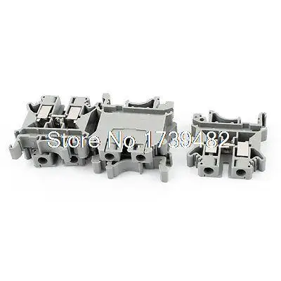 

IEC947-7-1 6-10mm2 Wire Plastic DIN Rail Mount Clamp Terminal Block 5PCS