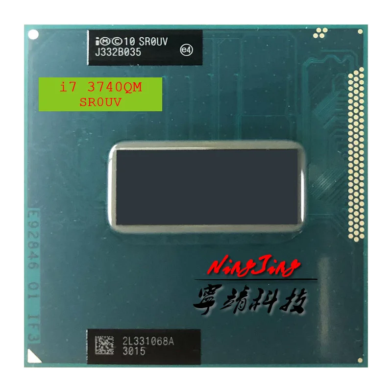 Процессор Intel Core i7-3740QM i7 3740QM SR0UV 2 7 ГГц четырехъядерный восьмипоточный ЦПУ 6M 45 Вт