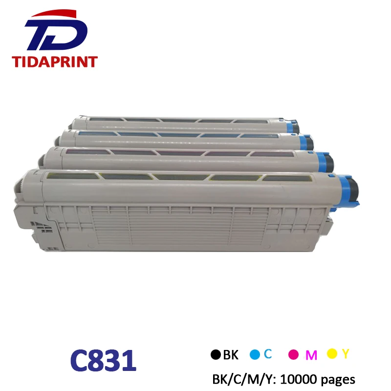 

TIDAPRINT Recycled Toner Cartridges oki c831 for Okidata MC873dn 873dnc 873dnx C831 10000 page
