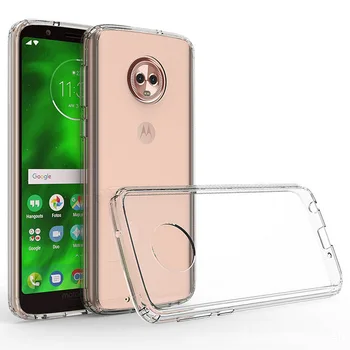 

30pcs/lot Anti-shock TPU PC Acrylic Crystal Tough Armor Hard Case For Motorola Moto G6 plus G4 plus G5 Plus G5S plus