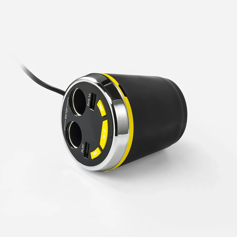 AOSHIKE 3 в 1 Bluetooth fm-передатчик автомобильный музыкальный MP3 плеер Автомобильный комплект свободные руки подстаканник прикуриватель 2 USB питания