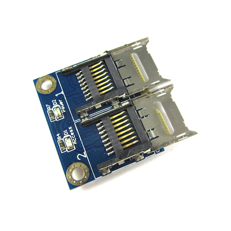 

Mini PCIE Card Adapter PCI-e Mpci-e To Dual TF SDHC SDXC Reader Adaptor PCI-E TO TF Card Support Windows 7 / Vista / XP Mac OS