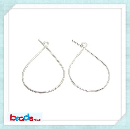 

Beadsnice ID25777 hight quality diy jewelry 925 silver hoop earrings component womens earing making