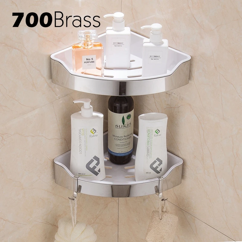 Stainless Steel 304 Modern Bathroom Shelf Removable ABS ...