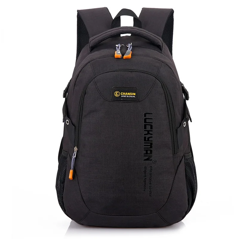 Легкие холщовые школьные сумки для студентов, рюкзаки для мальчиков и девочек, водонепроницаемые ортопедические детские мужские рюкзаки, школьные сумки WBS473 - Цвет: black