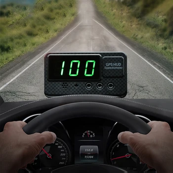 

Universal DC 5V GPS Speedometer HUD Heads Up Digital Display Over Speed Alarm For All Vehicles & Boat