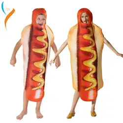 Новинка 2019 года, забавные костюмы для косплея с 3D принтом колбасы, Популярные костюмы для собак, Детский костюм на Хэллоуин с героями