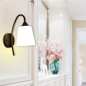 

WOERFU Fashion LED Wall Lamp E27 Bedside Lamp Mirror Headlights Wall Lamps