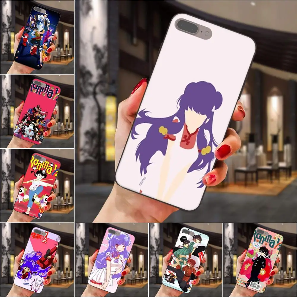 TPU узоры для Galaxy C5 C7 J1 J2 J3 J330 J5 J6 J7 J730 2017 Ace Core Duo Max Mini Plus Prime Pro мультфильм Ranma 1